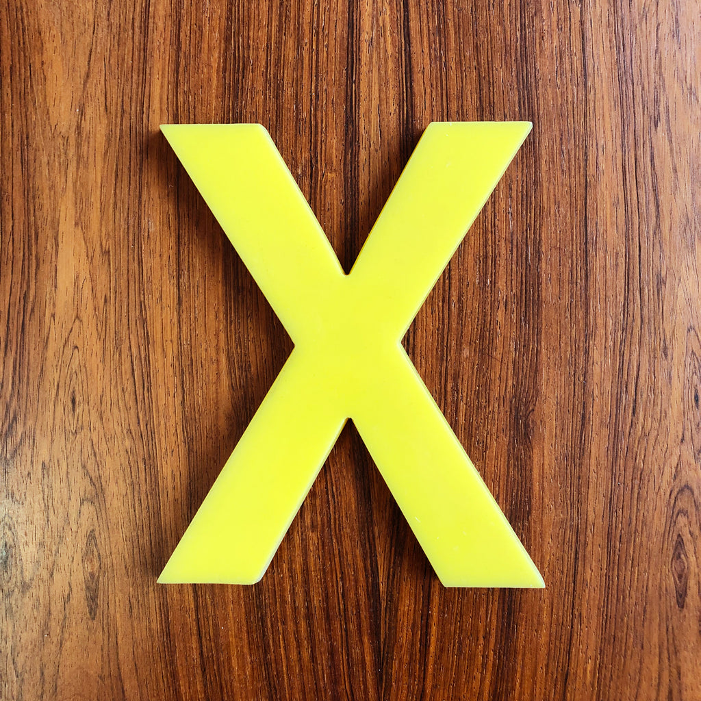 X - 7.5 Inch Perspex Letter