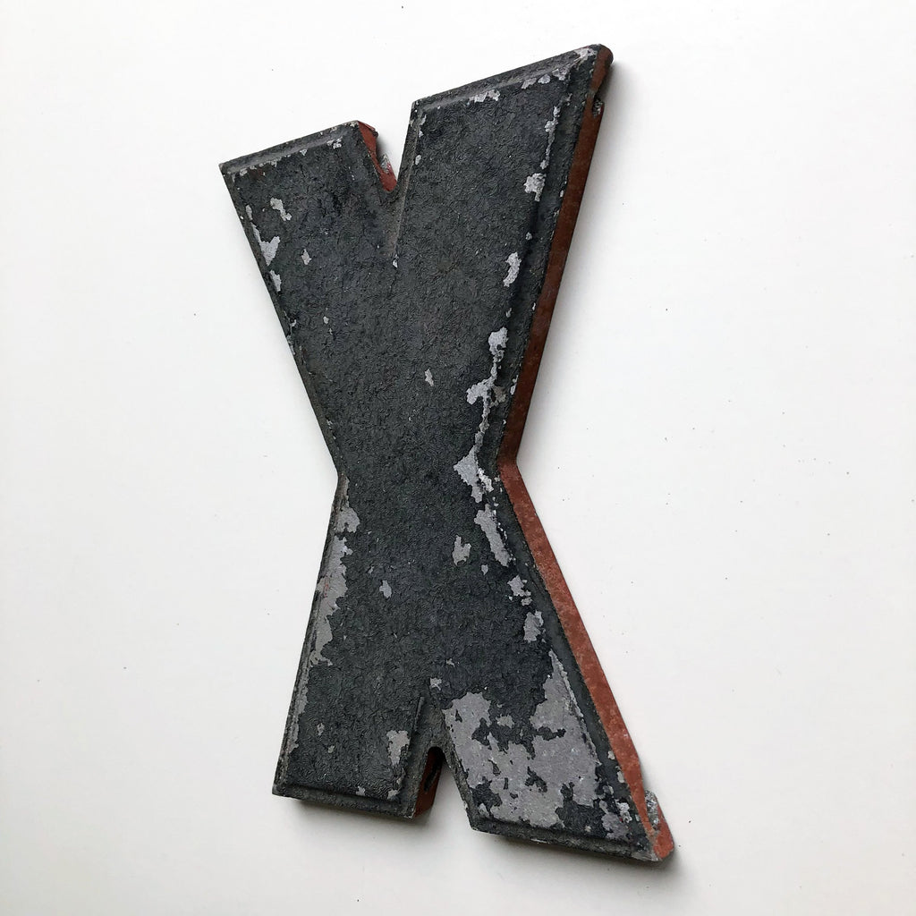 X - 8 Inch American Wagner Cinema Marquee Metal Letter
