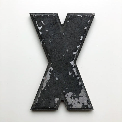 X - 8 Inch American Wagner Cinema Marquee Metal Letter