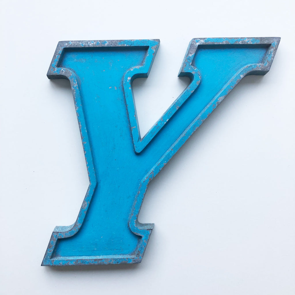 Y - 9 Inch Letter Metal