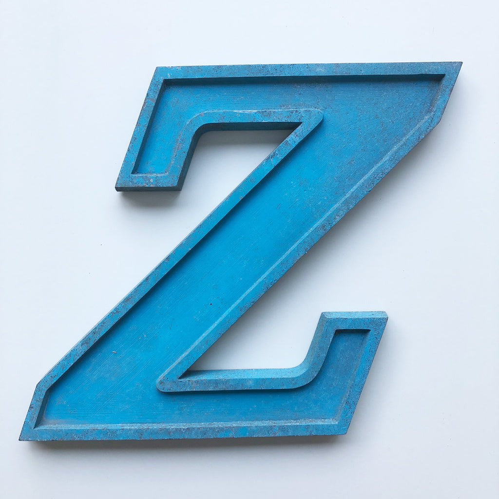 Z - 9 Inch Letter Metal